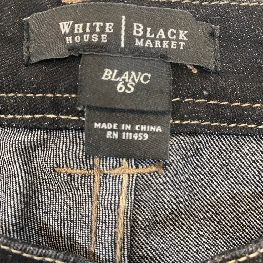 WHITE HOUSE BLACK MARKET 6S DENIM JEANS - Picture 3 of 3